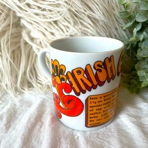 Retro MCM Irish Cream Mug w/Recipe